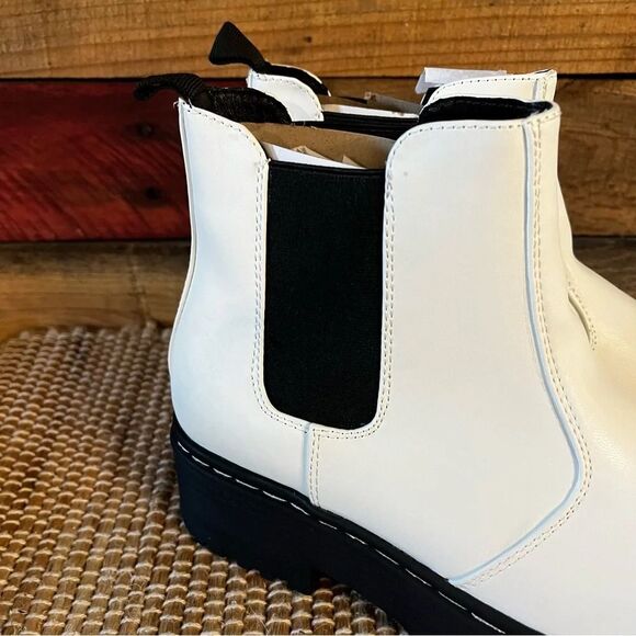 Story White‎ Platform Boots Size 8 - Picture 5 of 10